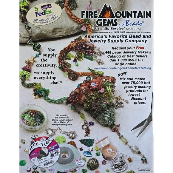 Bead and Button Magazine June 2008 Japanese Loomwork Patterns Inside - Picture 12 of 16